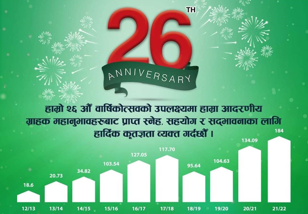 Sagarmatha Insurance Celebrates 26th Anniversary, Promises to Deliver Improved Services